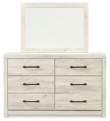 Cambeck Whitewash Queen Panel Storage Bedroom Set with Dresser, Mirror, 2 Chests and 2 Nightstands - Ornate Home