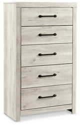 Cambeck Whitewash Queen Panel Storage Bedroom Set with Dresser, Mirror, 2 Chests and 2 Nightstands - Ornate Home