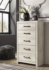 Cambeck Whitewash Queen Storage Bedroom Set with Chest and 2 Nightstands (Online Special Price) - Ornate Home