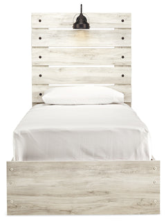 Cambeck Whitewash Twin Panel Bed, Dresser and Mirror - Ornate Home