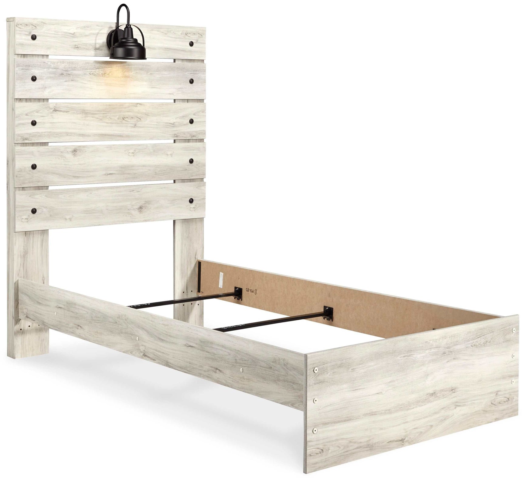 Cambeck Whitewash Twin Panel Bed (Online Special Price) - Ornate Home