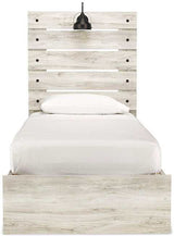 Cambeck Whitewash Twin Panel Bed w/ 4 Storage Drawers (Online Special Price) - Ornate Home