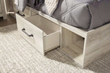 Cambeck Whitewash Twin Panel Bedroom Set w/ 2 Storage Drawers (Online Special Price) - Ornate Home