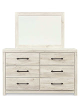 Cambeck Whitewash Twin Panel Bedroom Set w/ 2 Storage Drawers (Online Special Price) - Ornate Home
