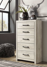 Cambeck Whitewash Twin Panel Bedroom Set w/ 2 Storage Drawers (Online Special Price) - Ornate Home