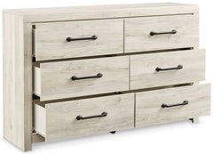 Cambeck Whitewash Twin Panel Bedroom Set w/ 2 Storage Drawers - Ornate Home