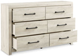 Cambeck Whitewash Twin Panel Bedroom Set w/ 4 Storage Drawers (Online Special Price) - Ornate Home