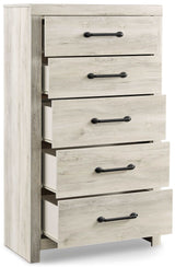 Cambeck Whitewash Twin Panel Bedroom Set w/ 4 Storage Drawers (Online Special Price) - Ornate Home