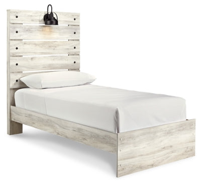 Cambeck Whitewash Twin Panel Bedroom Set with Dresser, Mirror, Chest, and Nightstand (Online Special Price) - Ornate Home