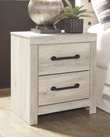 Cambeck Whitewash Twin Panel Bedroom Set with Dresser, Mirror, Chest, and Nightstand - Ornate Home