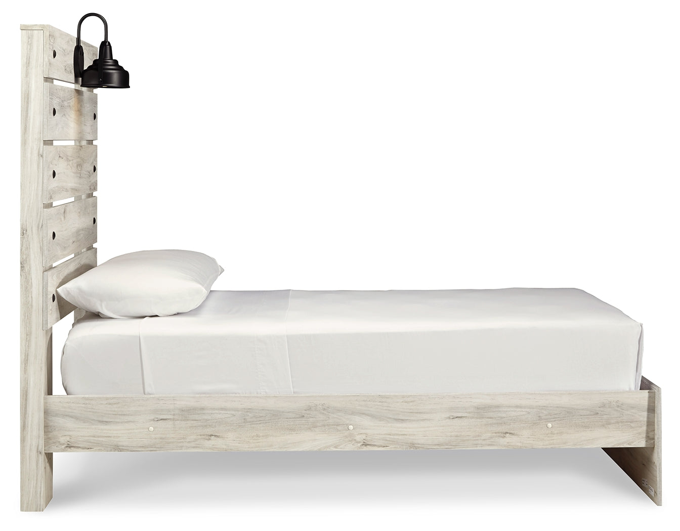 Cambeck Whitewash Twin Panel Bedroom Set with Dresser and Nightstand - Ornate Home