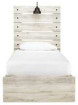 Cambeck Whitewash Twin Storage Bedroom Set with Dresser, Mirror and Nightstand (Online Special Price) - Ornate Home