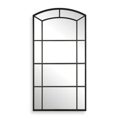 Camber Black Oversized Arch Mirror - Ornate Home