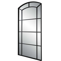 Camber Black Oversized Arch Mirror - Ornate Home