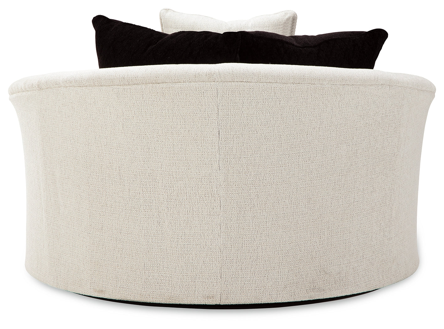 Cambri Snow Oversized Swivel Chair - Ornate Home