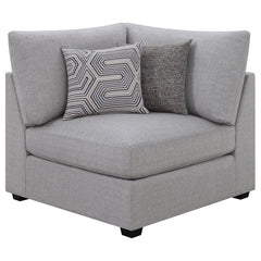 Cambria Grey 4-piece Modular Sectional Sofa - Ornate Home