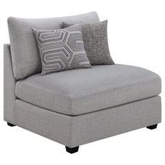 Cambria Grey 5-piece Modular Sectional Sofa - Ornate Home