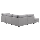 Cambria Grey 5-piece Modular Sectional Sofa - Ornate Home
