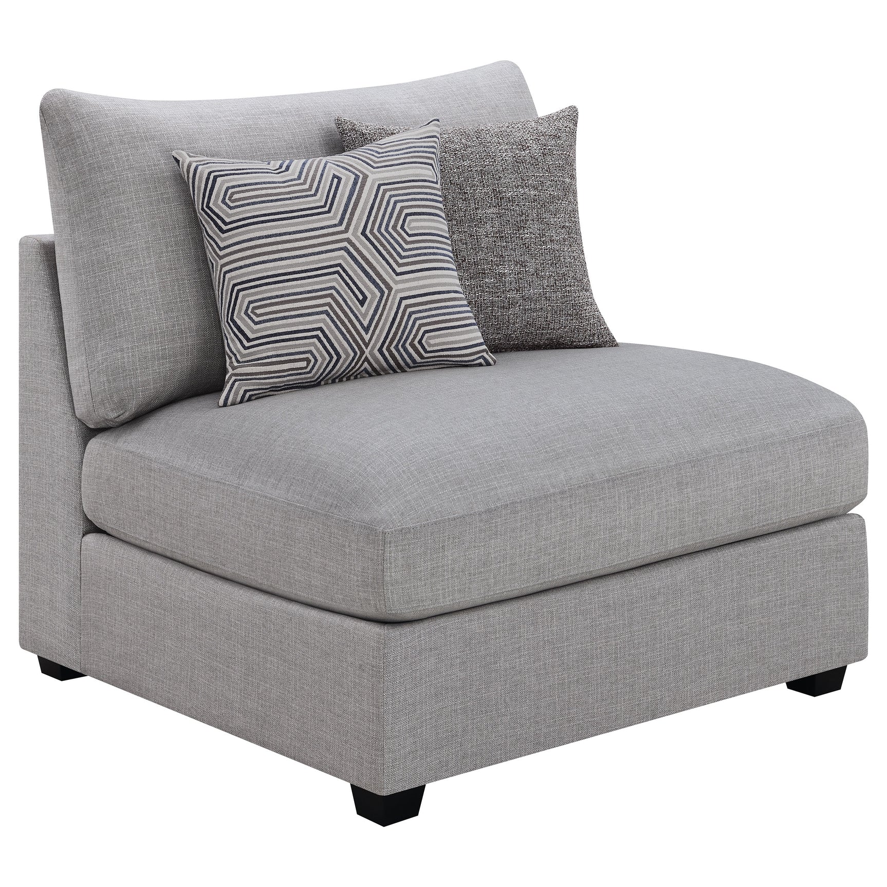 Cambria Grey 6-piece Modular Sectional Sofa - Ornate Home