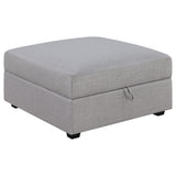 Cambria Grey 6-piece Modular Sectional Sofa - Ornate Home