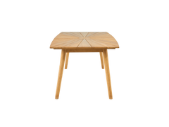 Cambria Rectangular Teak Outdoor Dining Table - Ornate Home