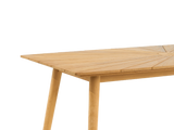 Cambria Rectangular Teak Outdoor Dining Table - Ornate Home
