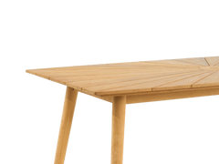 Cambria Rectangular Teak Outdoor Dining Table - Ornate Home