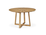 Cambria Round Teak Outdoor Dining Table - Ornate Home