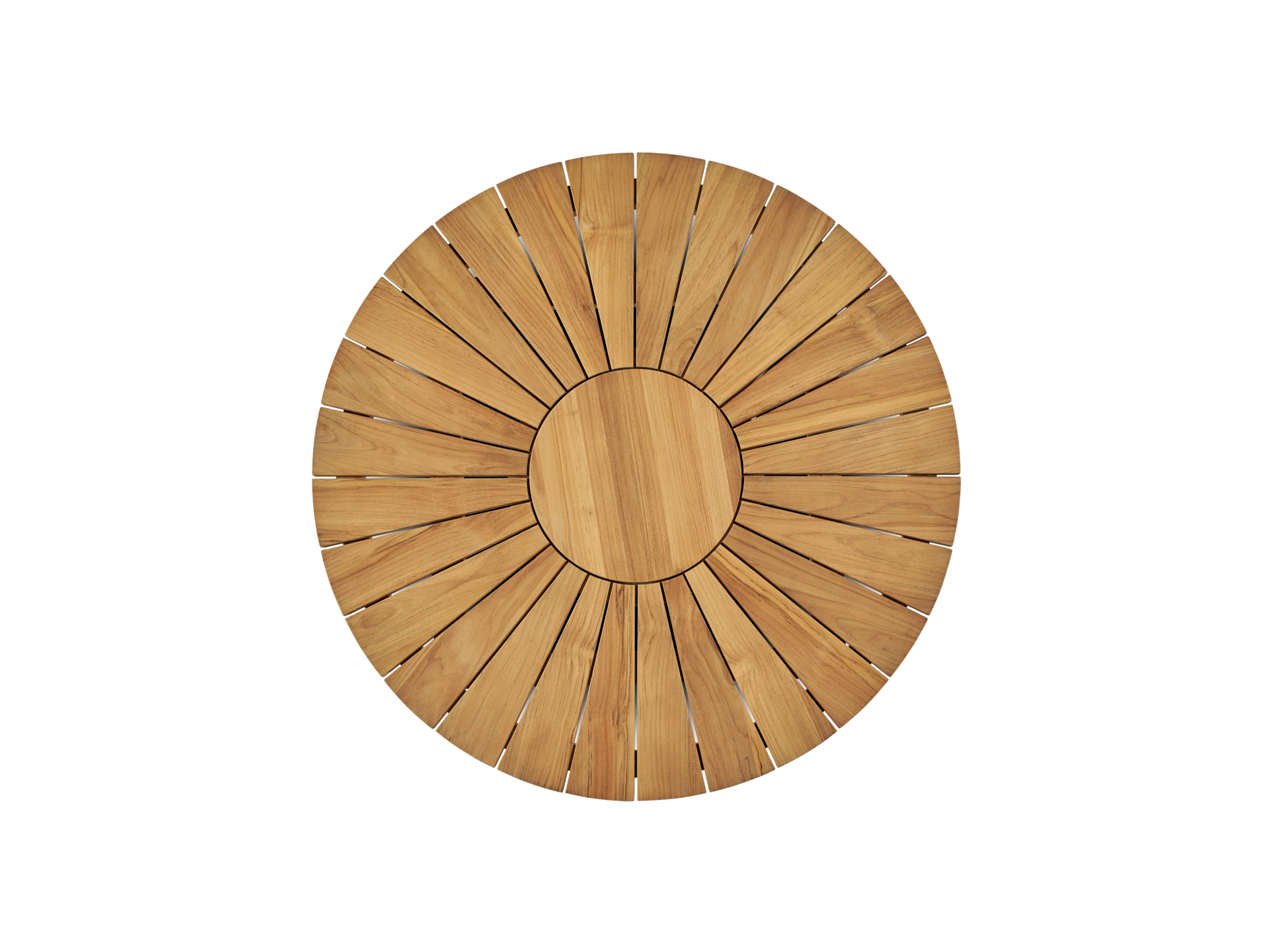 Cambria Round Teak Outdoor Dining Table - Ornate Home