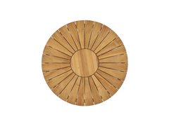 Cambria Round Teak Outdoor Dining Table - Ornate Home