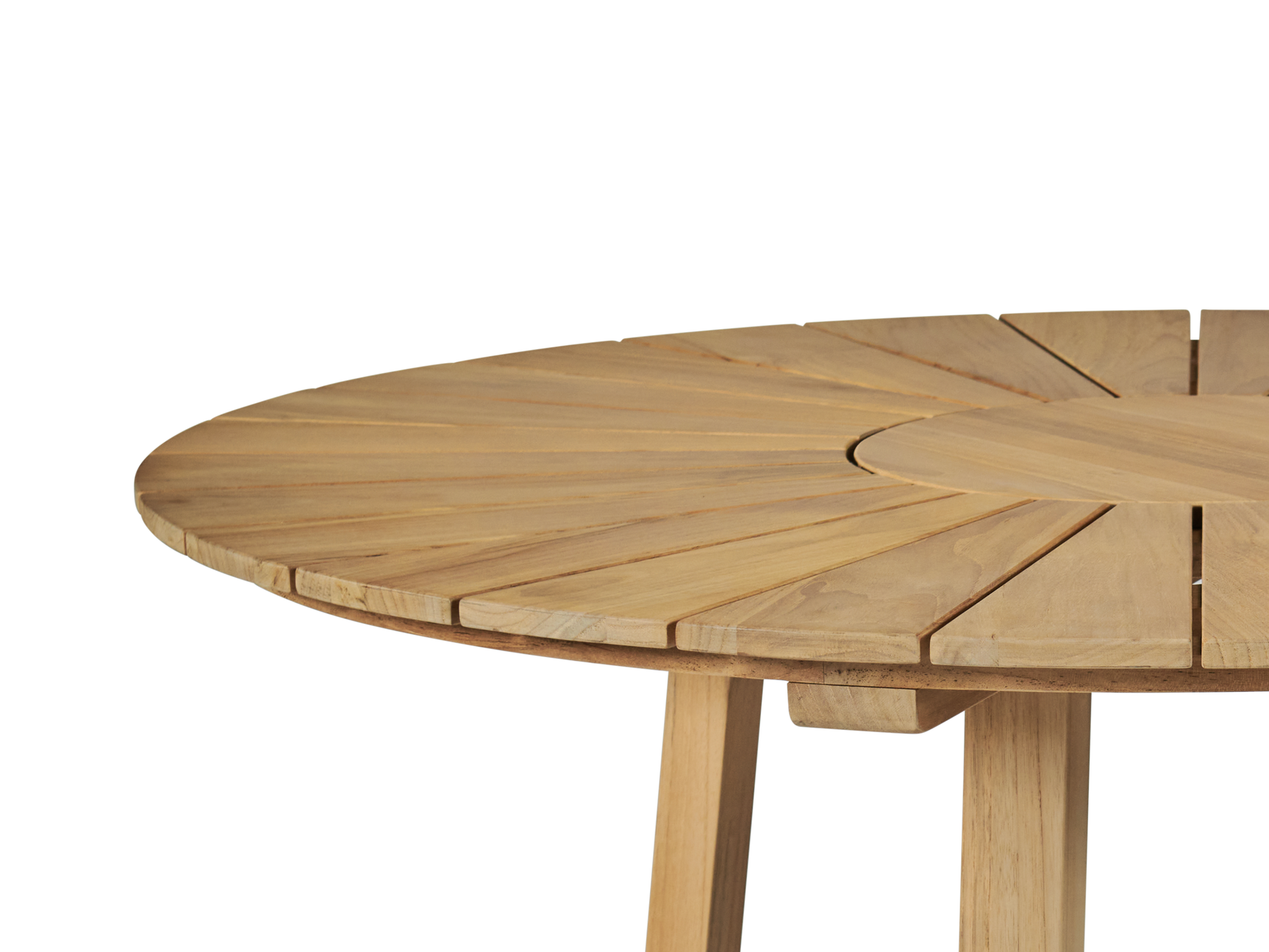 Cambria Round Teak Outdoor Dining Table - Ornate Home