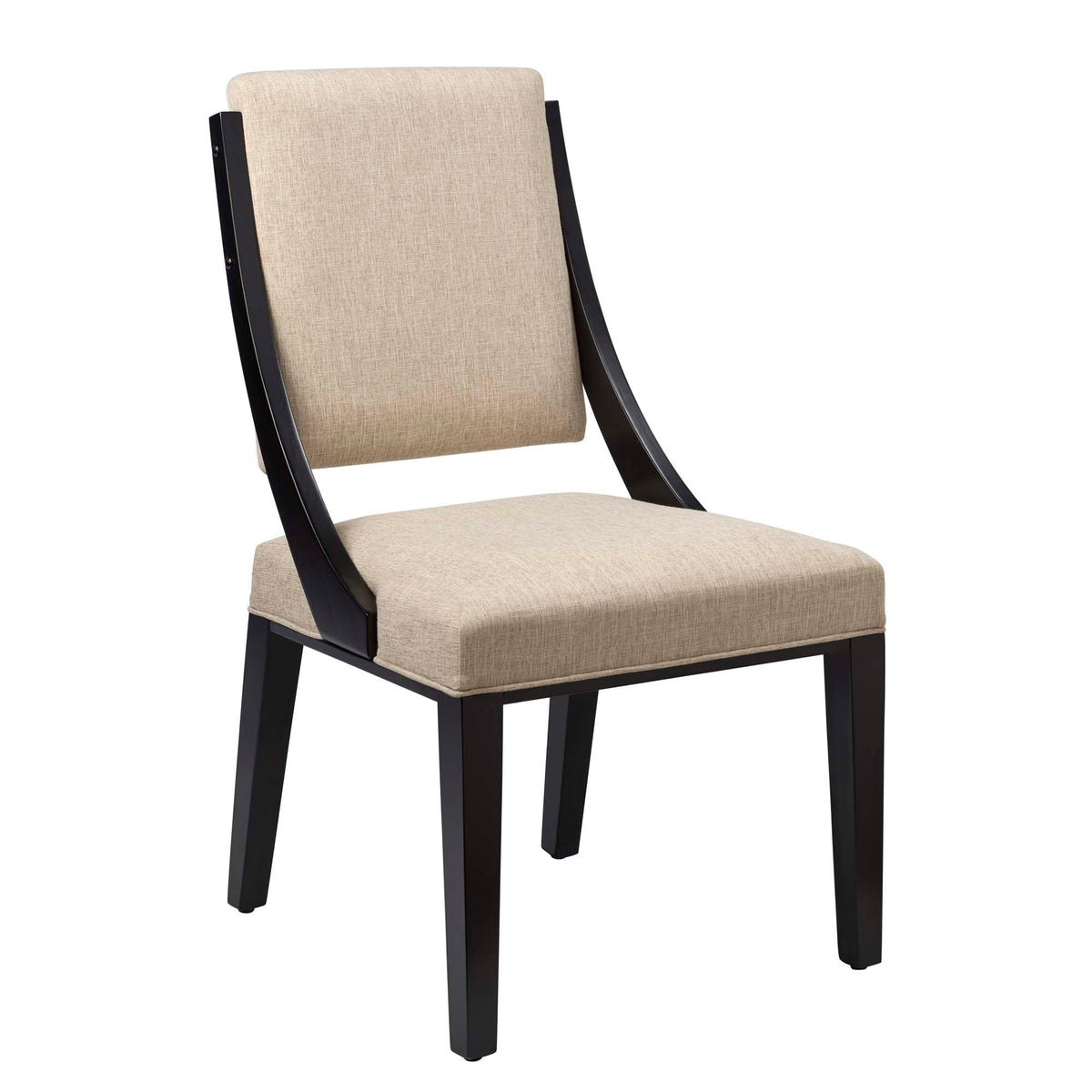Cambridge Beige Upholstered Fabric Dining Chairs (Set of 2) - Ornate Home