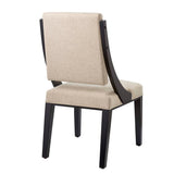 Cambridge Beige Upholstered Fabric Dining Chairs (Set of 2) - Ornate Home