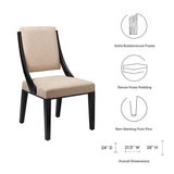 Cambridge Beige Upholstered Fabric Dining Chairs (Set of 2) - Ornate Home