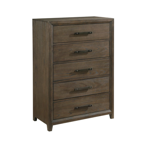Cambridge Dark Walnut Chest - Ornate Home