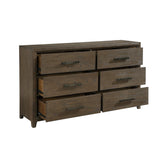 Cambridge Dark Walnut Dresser - Ornate Home