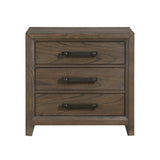 Cambridge Dark Walnut Nightstand - Ornate Home