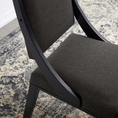 Cambridge Gray Upholstered Fabric Dining Chairs (Set of 2) - Ornate Home