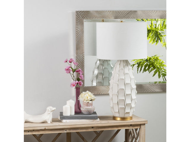 Cambridge White Table Lamp - Ornate Home