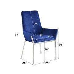 Cambrie Blue Dining Chair (Set of 2) - Ornate Home