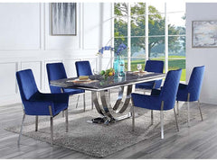 Cambrie Blue Dining Chair (Set of 2) - Ornate Home