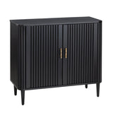 Camden Black Two Door Cabinet - Ornate Home