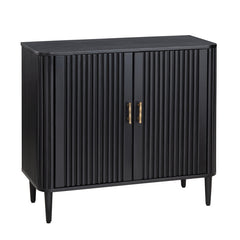 Camden Black Two Door Cabinet - Ornate Home