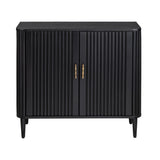 Camden Black Two Door Cabinet - Ornate Home