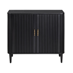 Camden Black Two Door Cabinet - Ornate Home