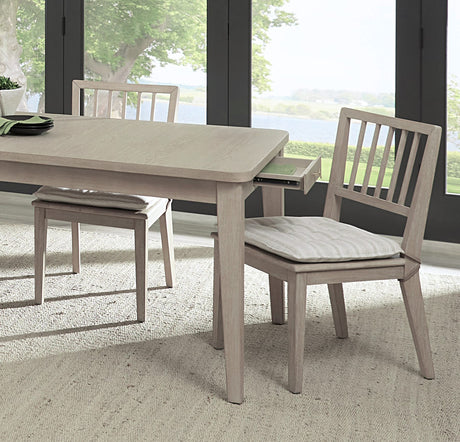 Camden Chai/Oat Wood Dining Chair with Detachable Cushion - Ornate Home