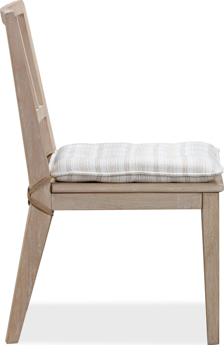 Camden Chai/Oat Wood Dining Chair with Detachable Cushion (Set of 2) - Ornate Home