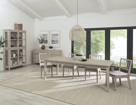 Camden Chai Two Drawer Extendable Dining Table - Ornate Home