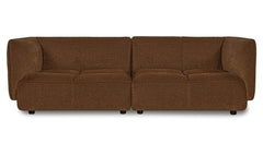 Camden Dark Brown Sofa - Ornate Home