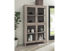 Camden Four Door Shiplap Curio in Chai - Ornate Home